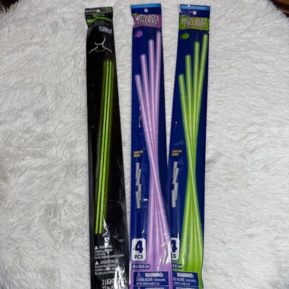 32 Pieces! Glow Necklaces Glow Light Sticks Glow Casings Party Set - Picture 15 of 16